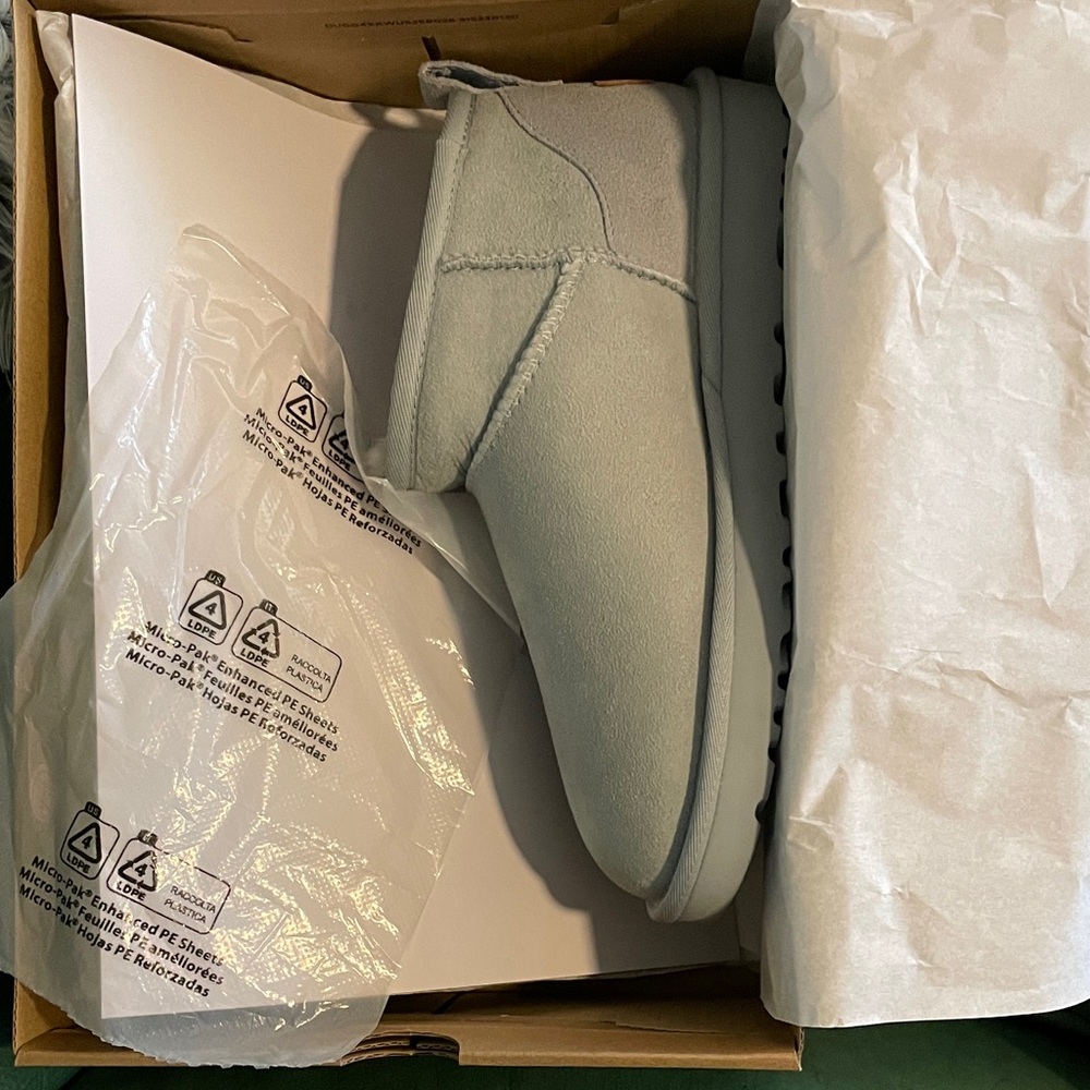 NIB Ugg ultra mini seafoam size 8